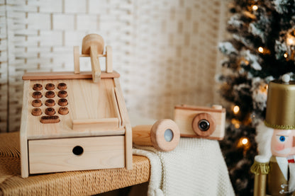 Wooden Cash Register