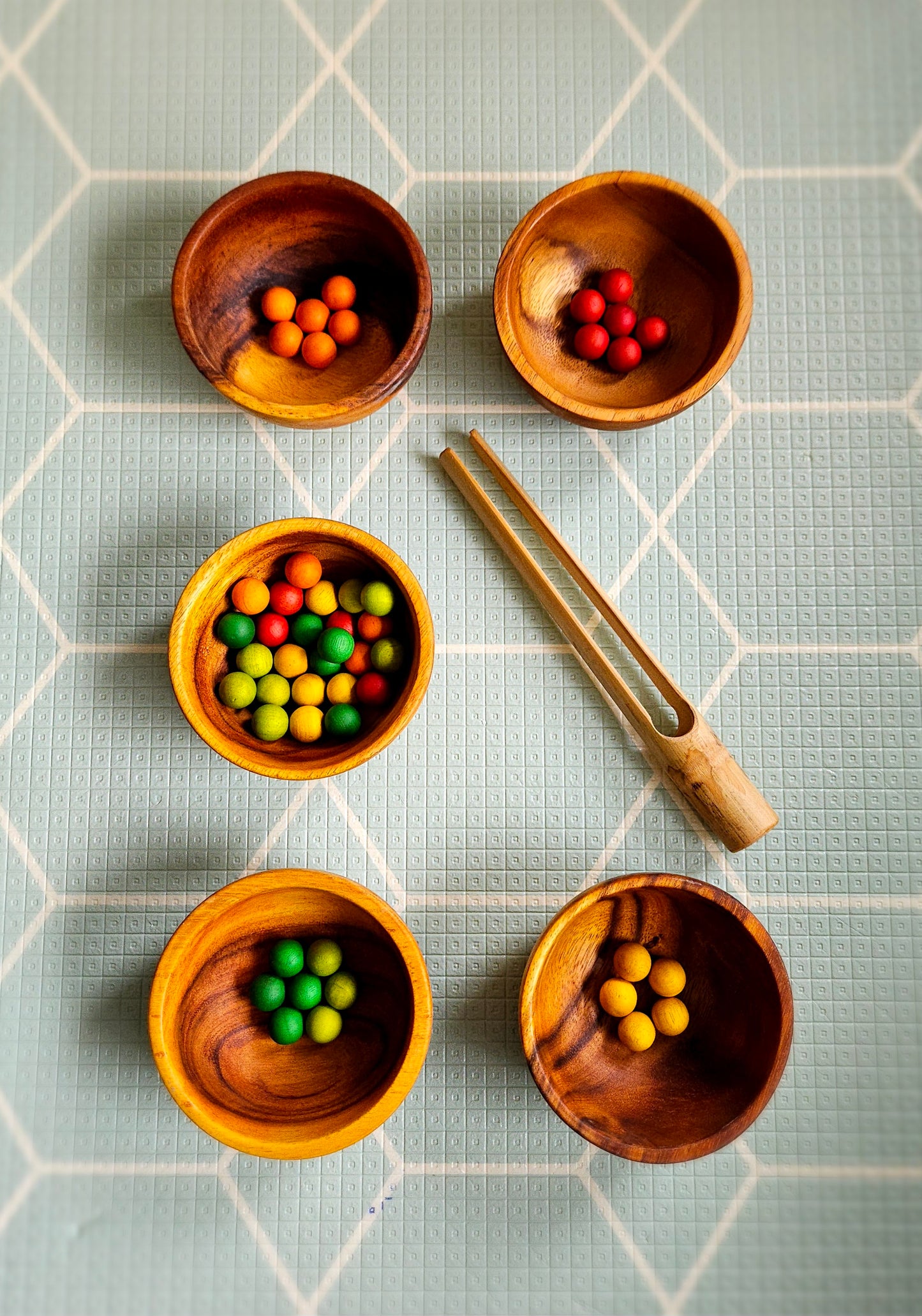 Wooden Bowls - Set of 5