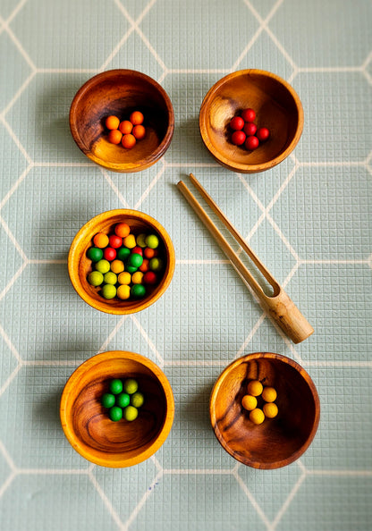 Wooden Bowls - Set of 5