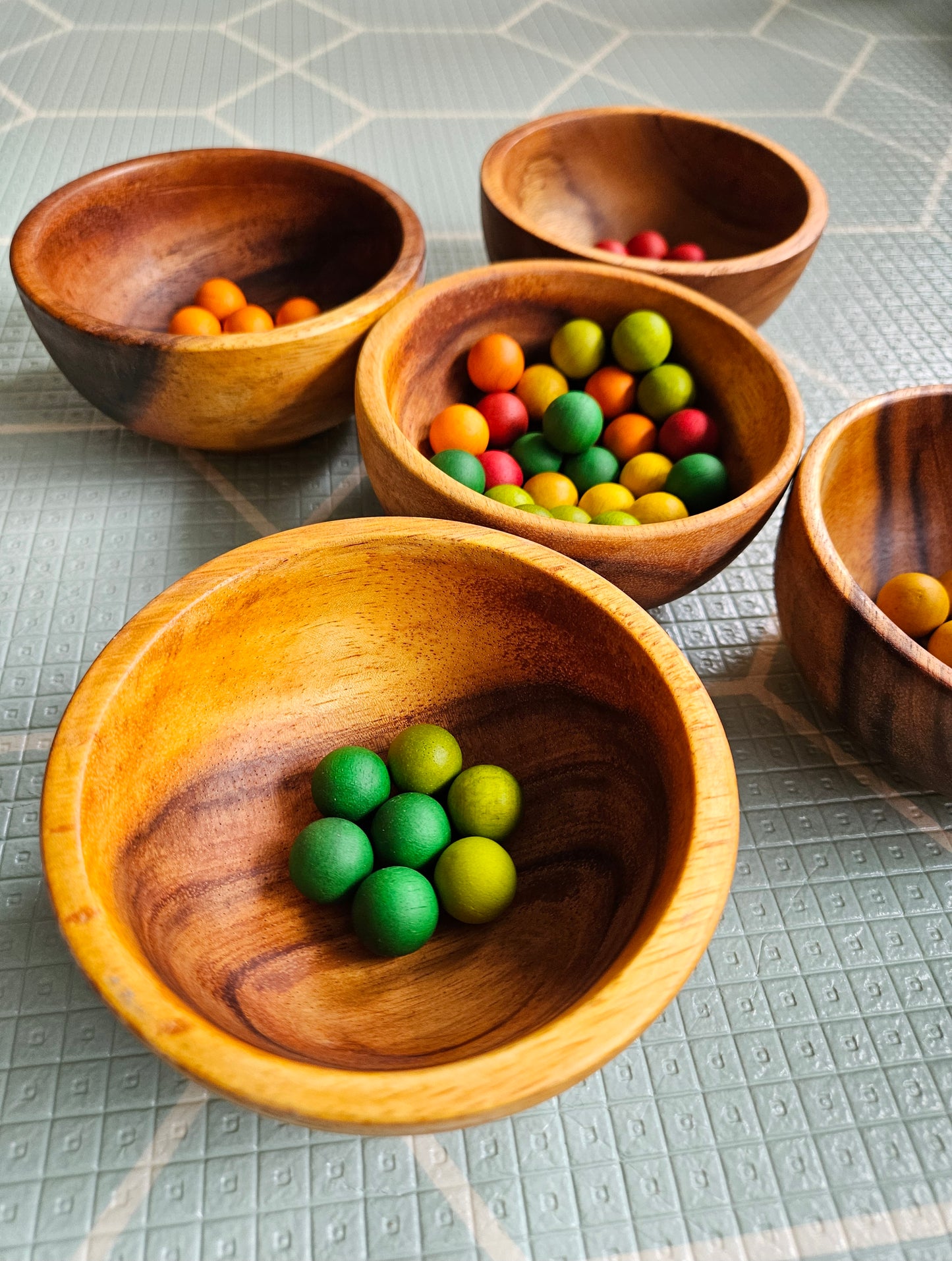 Wooden Bowls - Set of 5