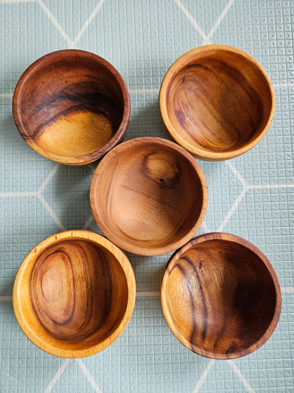 Wooden Bowls - Set of 5
