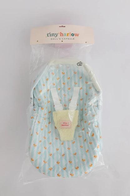 Doll's Car Seat Capsule - Blue Ducky