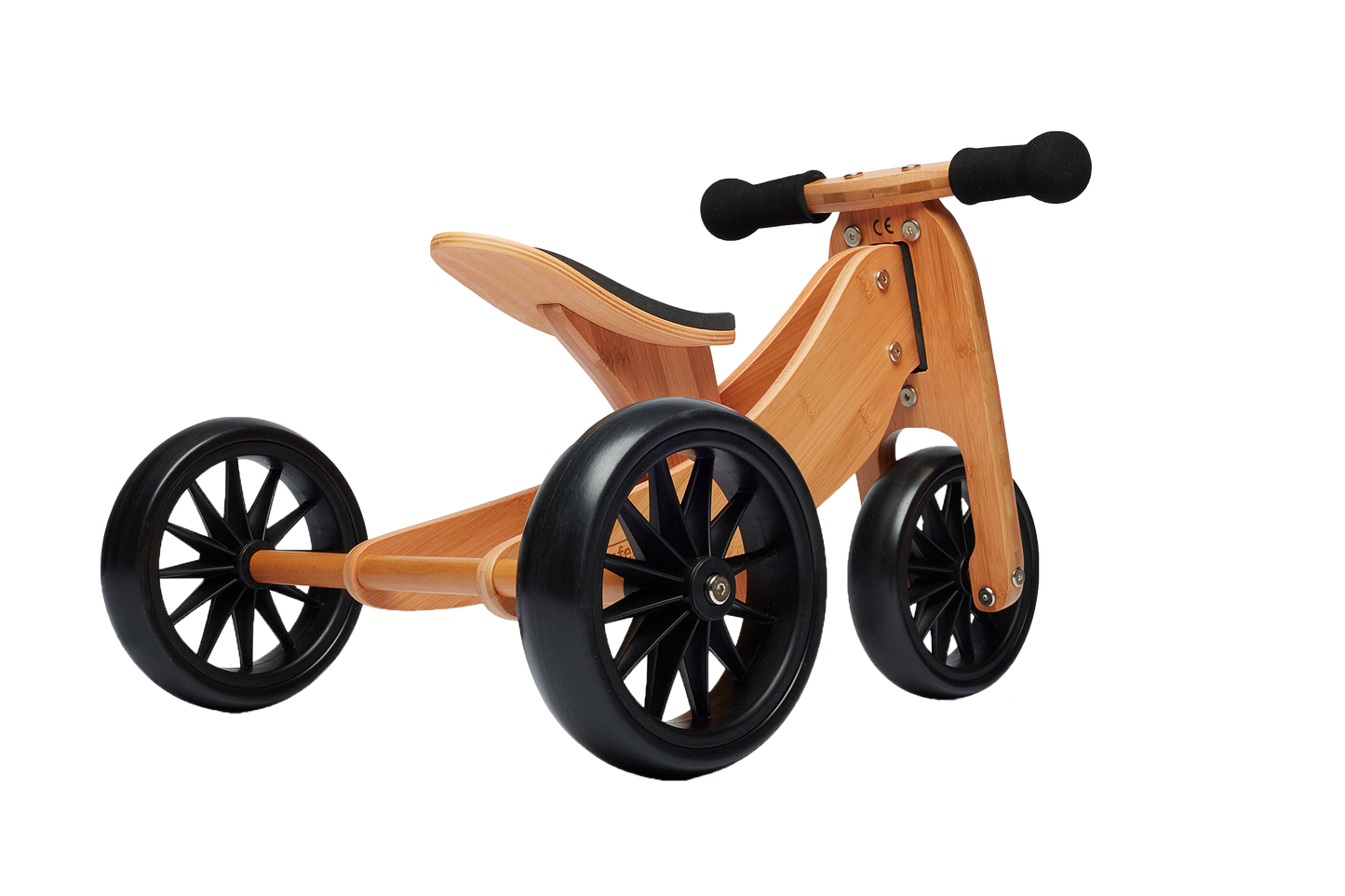 Kinderfeets 2 in 1 Tiny Tot Trike and Balance Bike - Bamboo