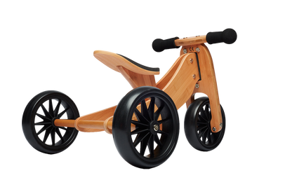 Kinderfeets 2 in 1 Tiny Tot Trike and Balance Bike - Bamboo