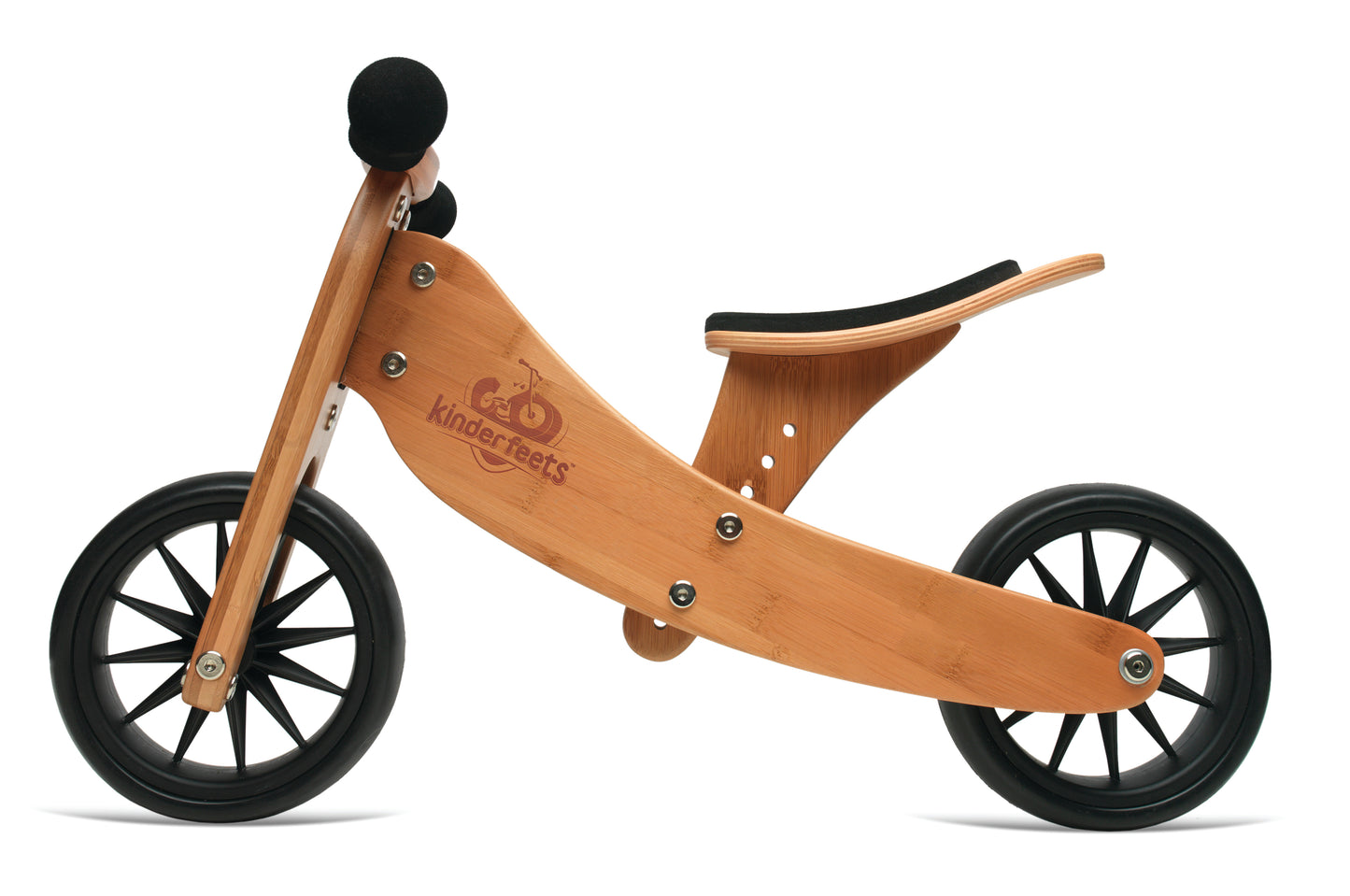 Kinderfeets 2 in 1 Tiny Tot Trike and Balance Bike - Bamboo