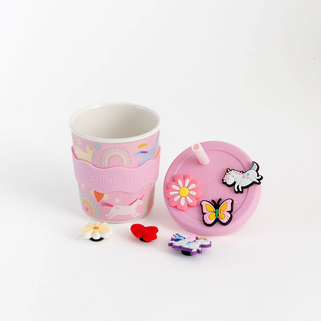 Kids 8oz Chino Cup - Charm - Unicorn