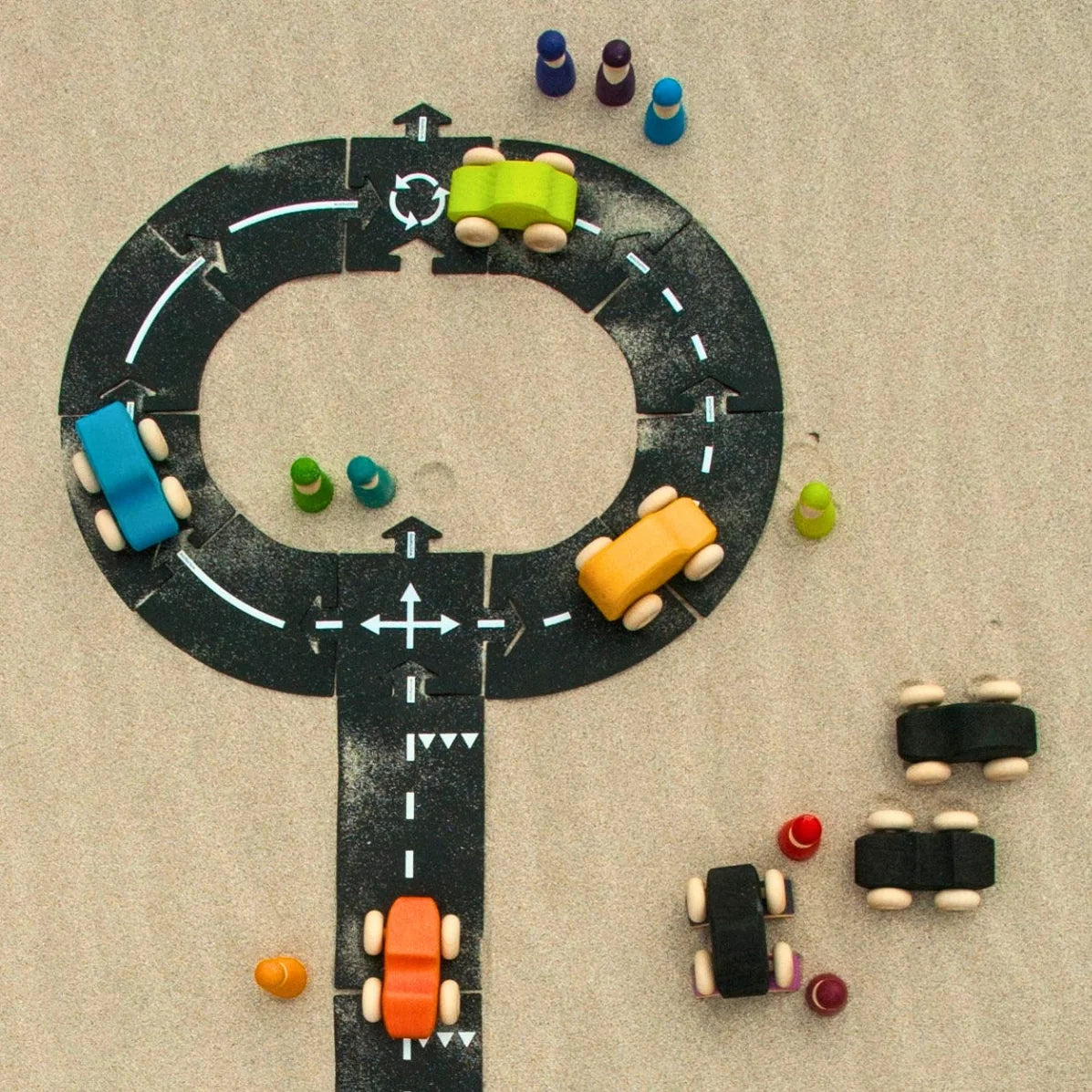 Waytoplay Flexible Road - Highway Set - 24 Pieces
