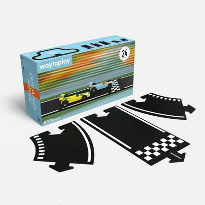 Waytoplay Flexible Road - Grand Prix Set - 24 Pieces