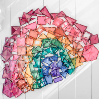 Magnetic Tiles - 202 pc Pastel Mega Pack