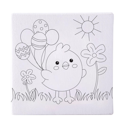 Easter Canvas Art Set - Chicks & Bunnies