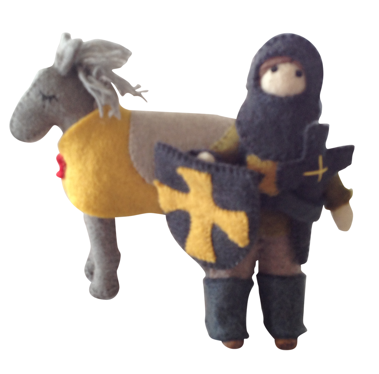 Felt Knight and Horse Set