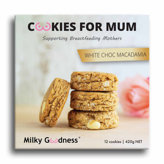Lactation Cookies - White Choc Macadamia