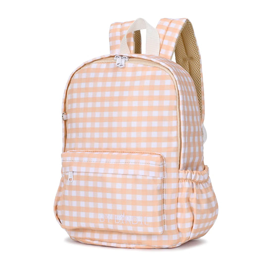 Pink Gingham Mini Backpack