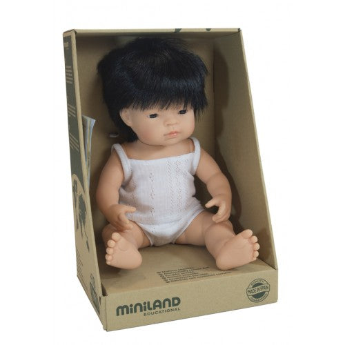 Miniland Doll 38cm Asian - Boy
