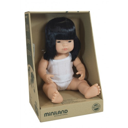 Miniland Doll 38cm Asian - Girl