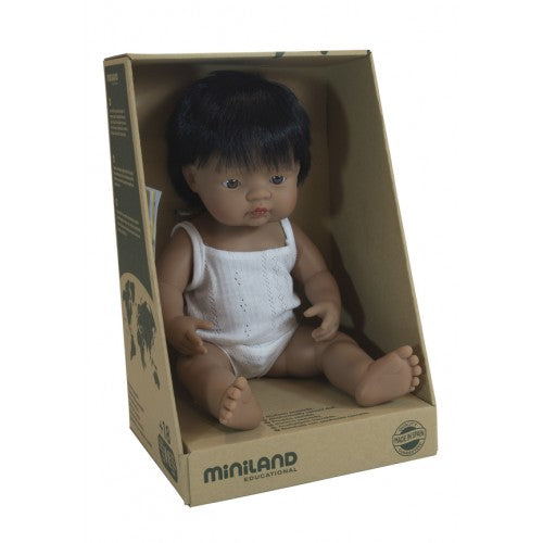Miniland Doll 38cm Latin American - Boy