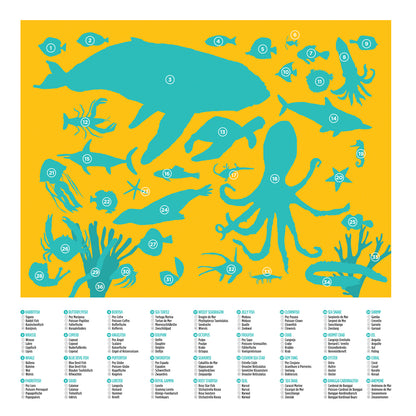 Animal Puzzle 100 pc - Ocean Animals