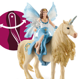 Eyela riding on Golden Unicorn