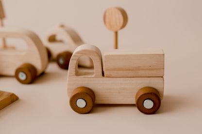Wooden Vehicle Play Set