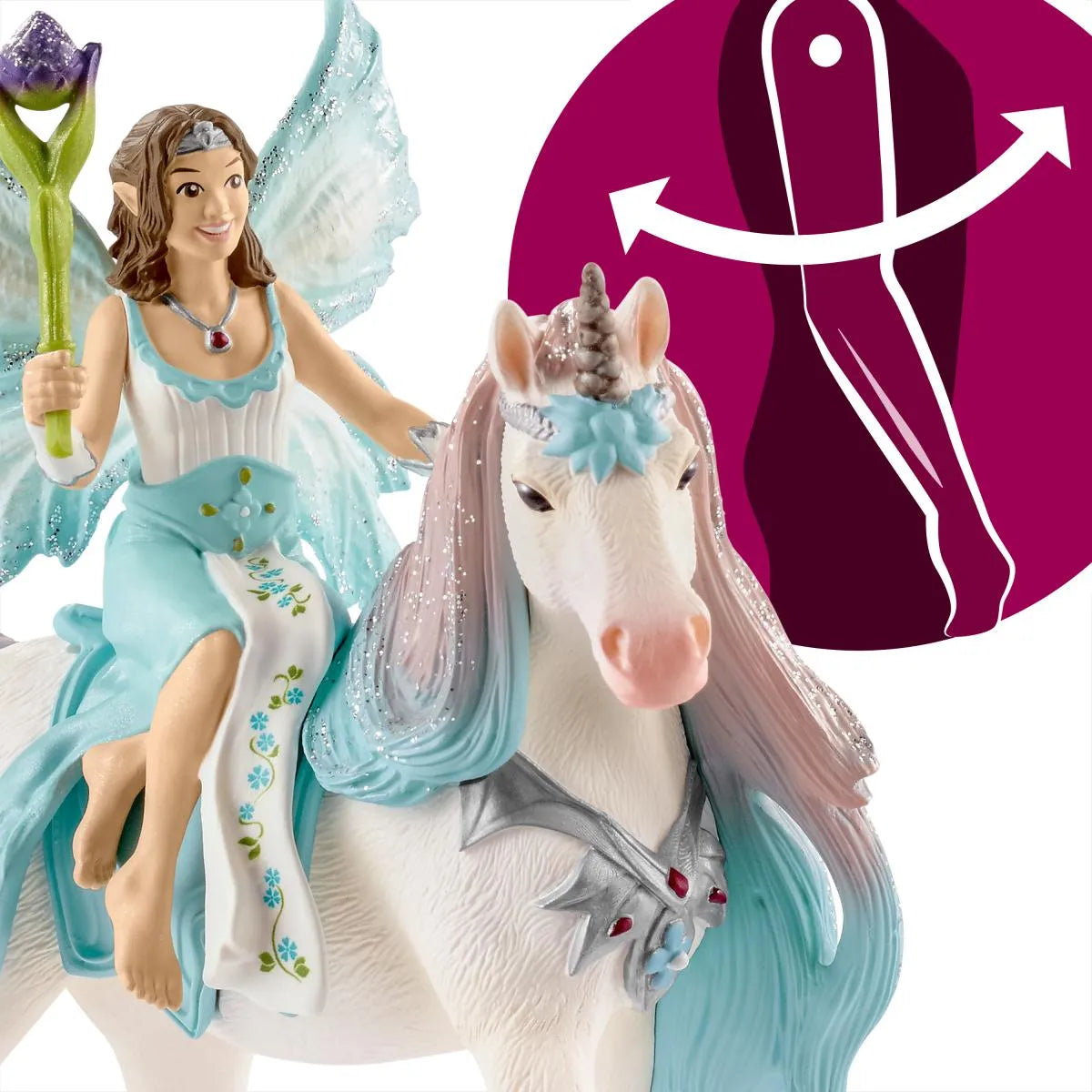 Schleich fairy eyela with princess sales unicorn