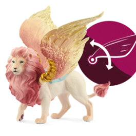 Fairy in Flight on Winged Lion