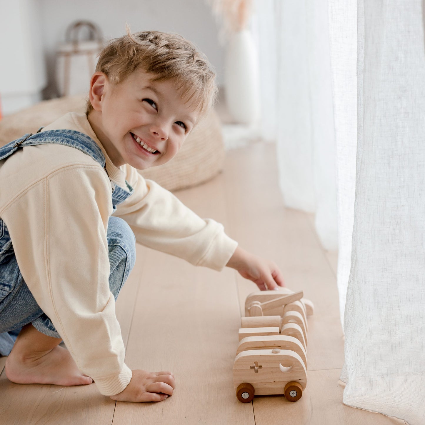 Wooden Vehicle Play Set