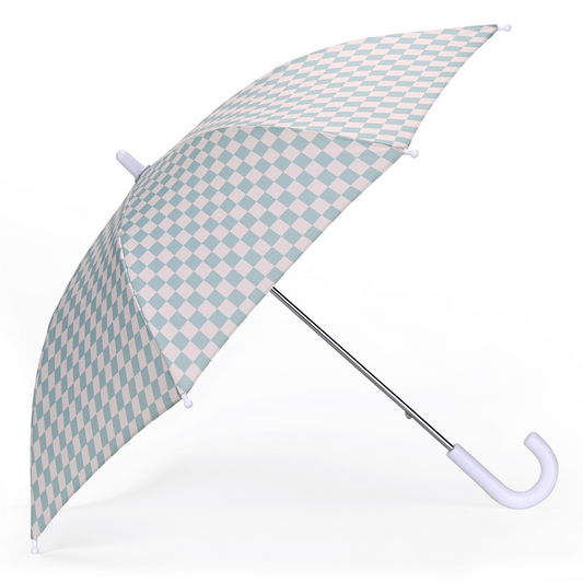 Blue Check Umbrella