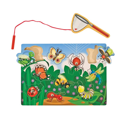 Magnetic Bug Catching Game