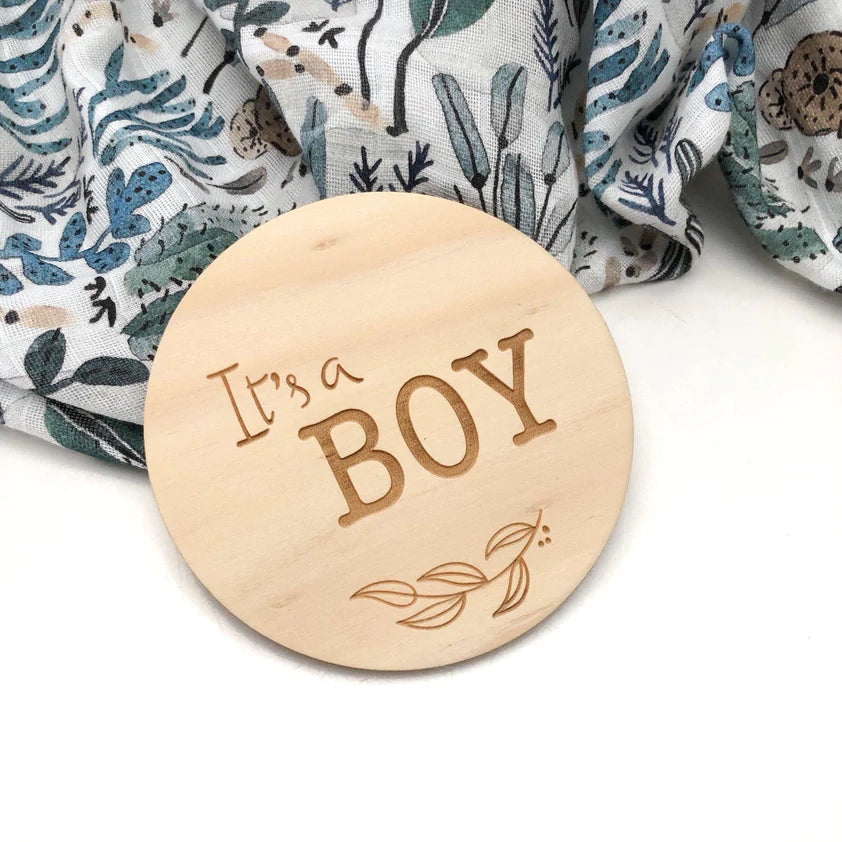 It's a Boy - Birth Announcement Plaque