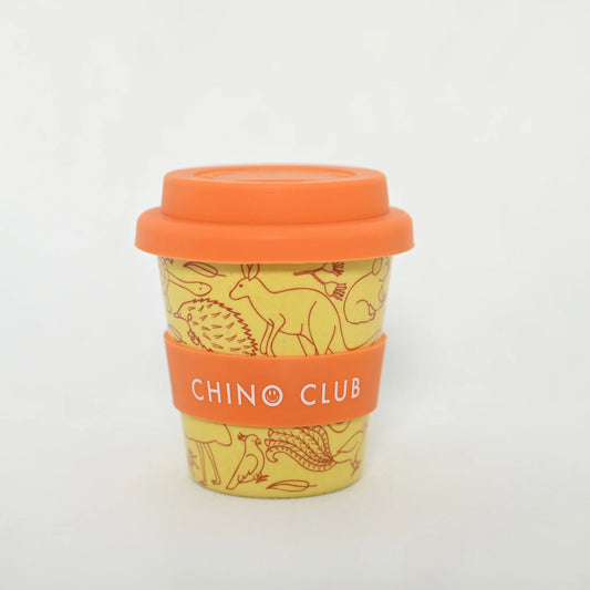 Baby 4oz Chino Cup - Australiana Yellow - OLD