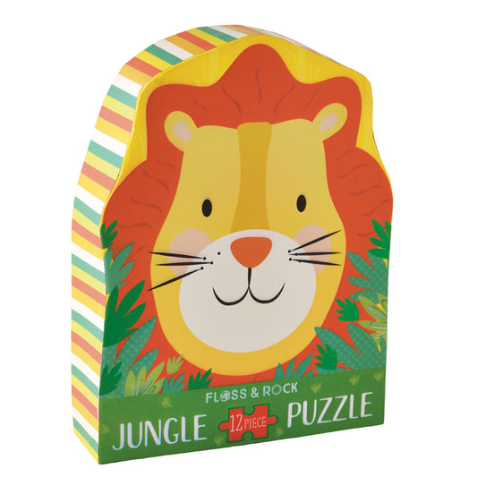 Shaped Jigsaw Puzzle 12 pc - Lion