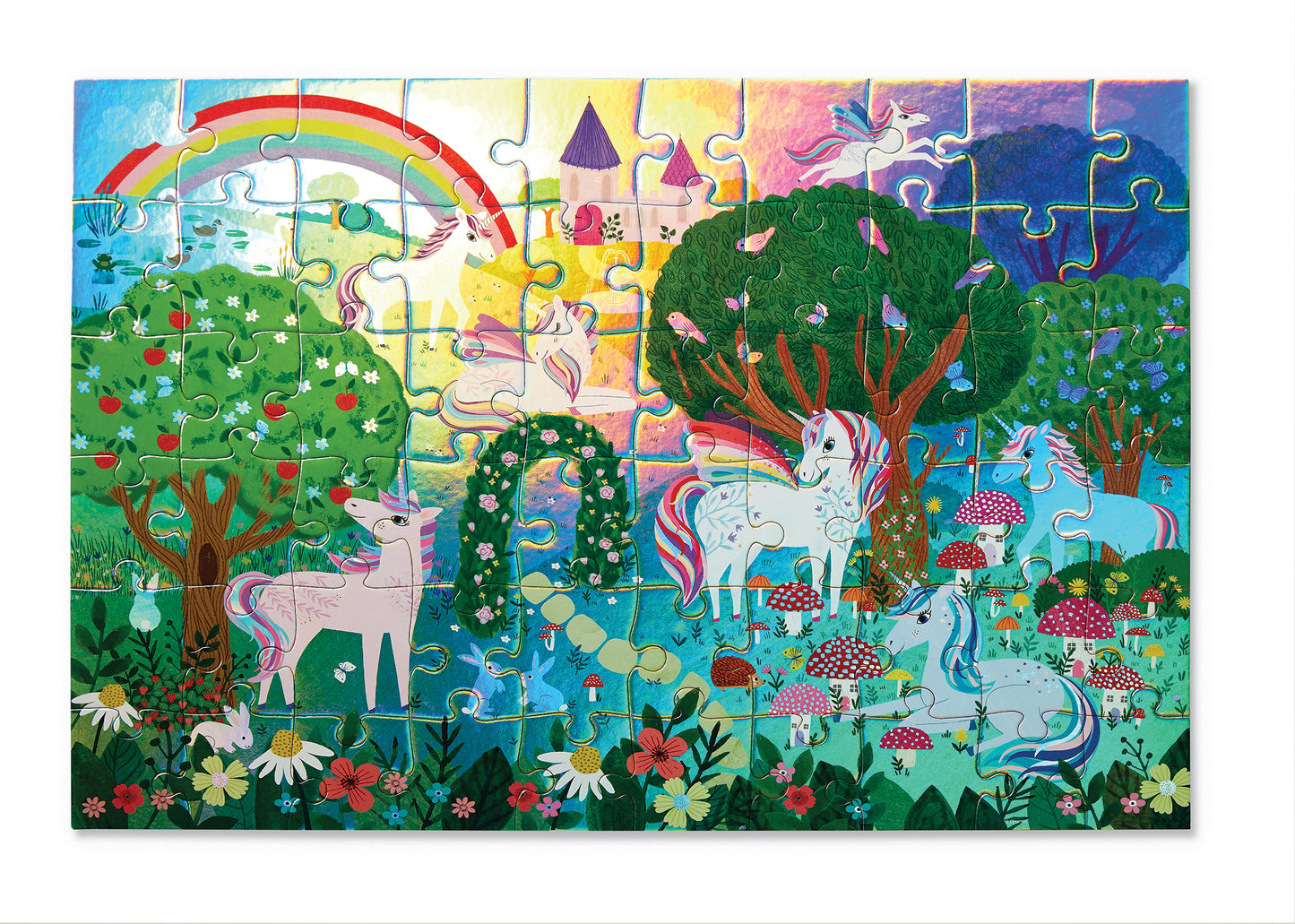 Foil Puzzle 60 pc - Sparkling Unicorn
