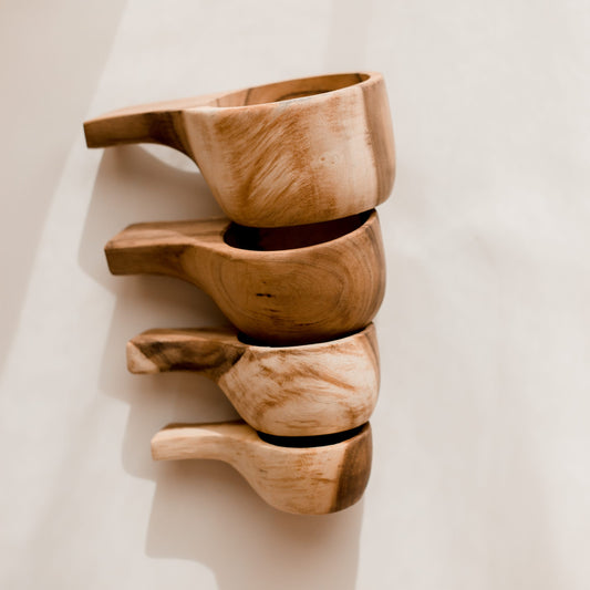 Wooden Measuring Cups Set