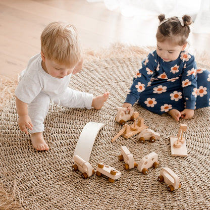 Mixed Wooden Vehicle Play Set