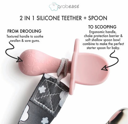Silicon Spoon Set - Blush