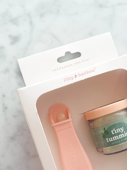 Tiny Harlow's Tiny Tummies - Magic Apple Puree Jar and Spoon