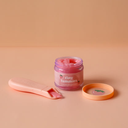 Strawberry Custard Jar and Spoon