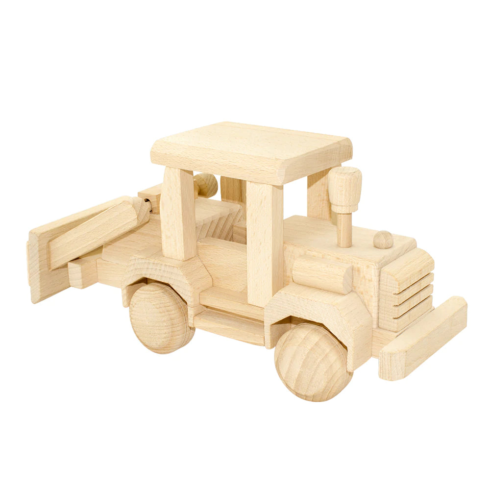 Large Wooden Bulldozer - Neron