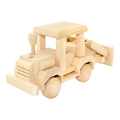 Large Wooden Bulldozer - Neron