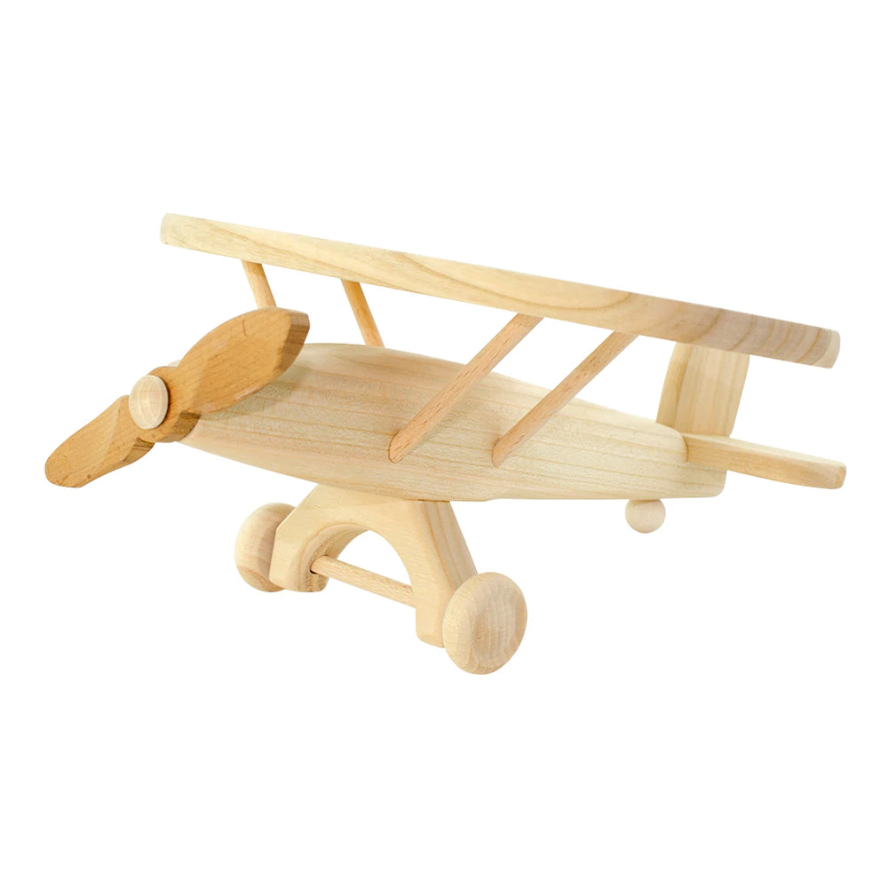 Wooden Toy Propeller Plane - Clifford