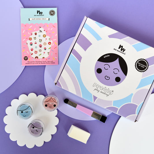 Nixie Play Kids Make-up Goody Pack Box - Purple Pretty