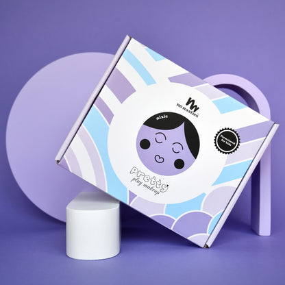 Nixie Play Kids Make-up Goody Pack Box - Purple Pretty