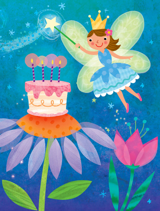 Birthday Card - Fairy Cake