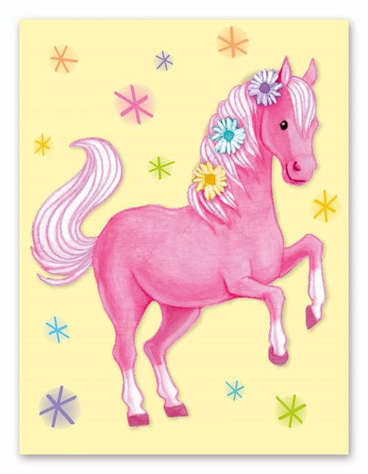 Birthday Card - Pink Pony