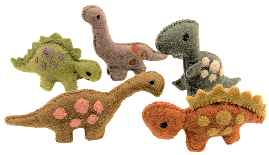 Felt Dinosaur Set - 5 pieces