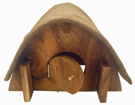 Hobbit House with Felt Roof