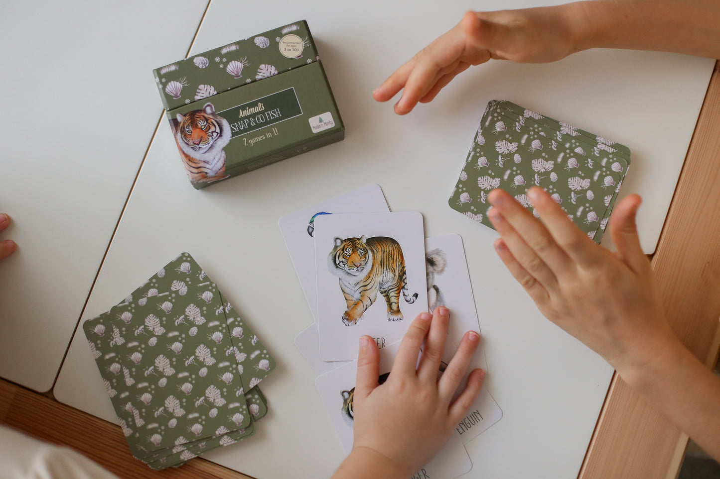 Snap and Go Fish Card Game - Animals