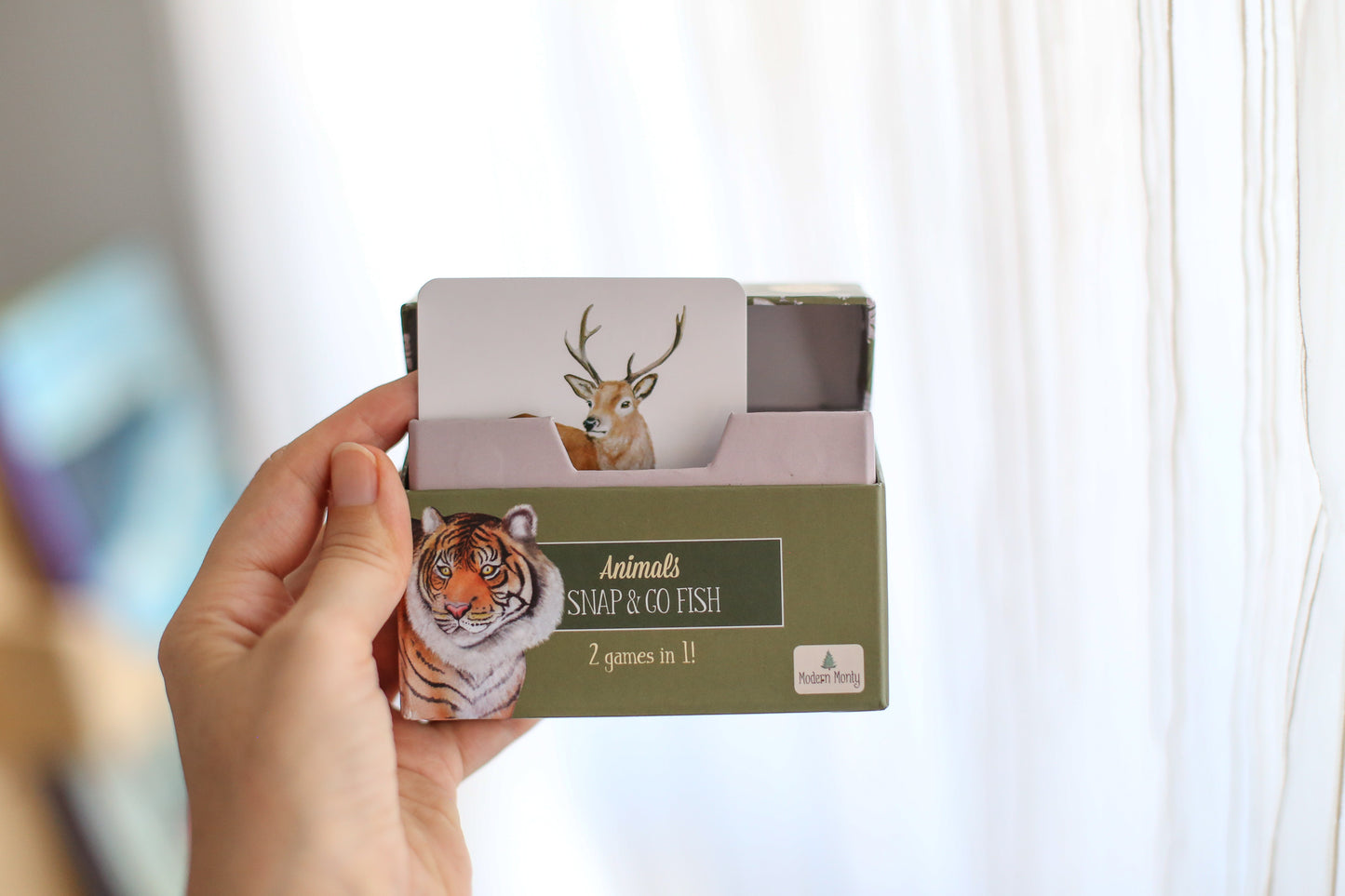 Snap and Go Fish Card Game - Animals