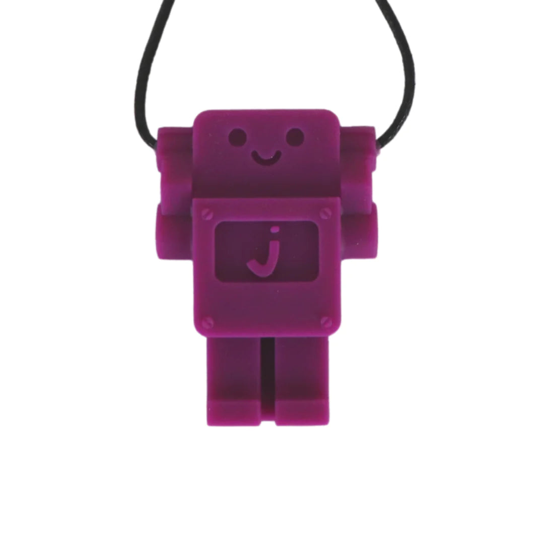 Chew Pendant - Robot - Multi colours