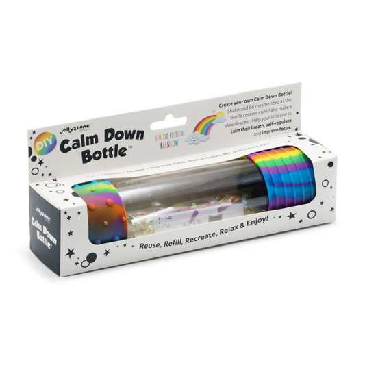 DIY Calm Down Bottle - Rainbow
